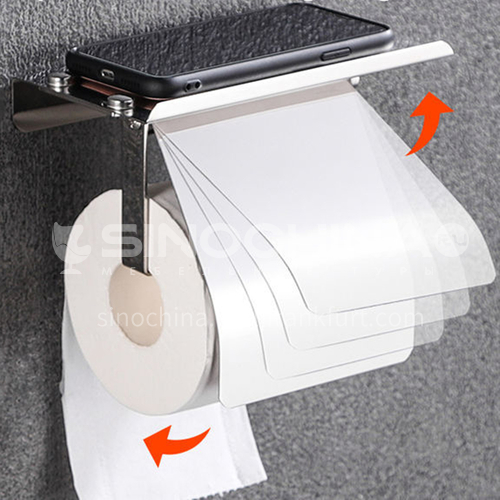 304 stainless steel tissue holder with cover water-proof tissue holder